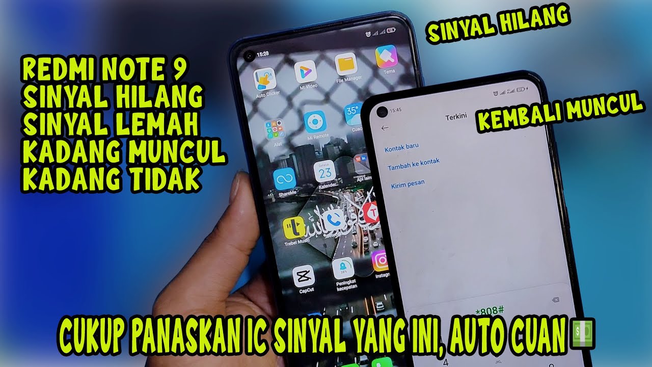 How to Overcome Redmi Note 9 Signal Lost, Signal Increases How to Overcome Redmi Note 9 Signal Lost, Signal Increases