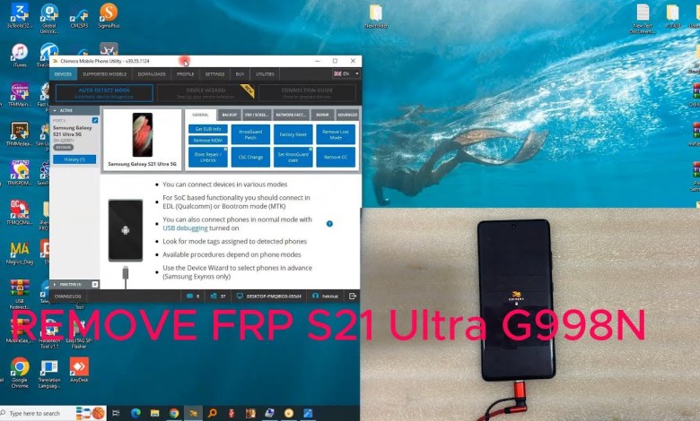 SAMSUNG S21 Ultra/ G998N BYPASS GOOGLE ACCOUNT VI SAMSUNG S21 Ultra/ G998N BYPASS GOOGLE ACCOUNT VI