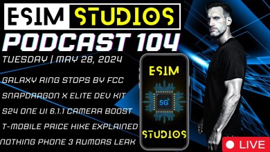 eSIM STUDIOS Ep 104 | Galaxy Ring Stops By FCC | eSIM STUDIOS Ep 104 | Galaxy Ring Stops By FCC |