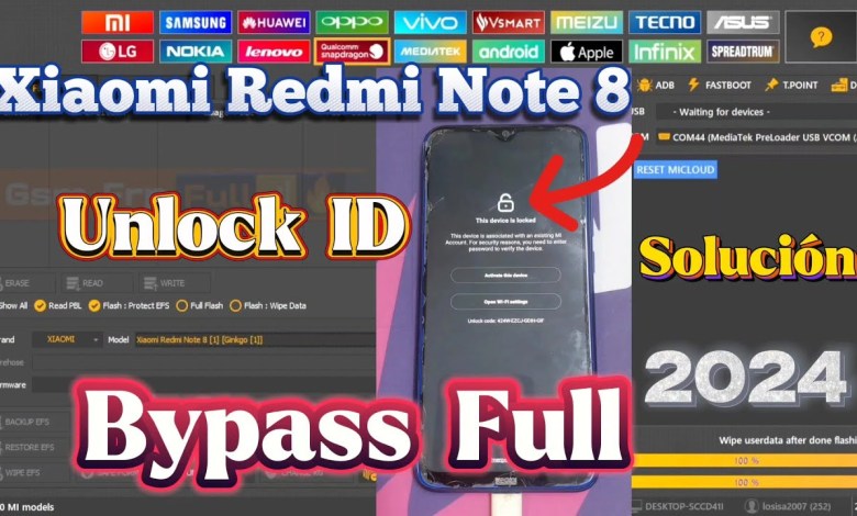 How to remove account MY XIAOMI NOTE 8 Bypass Full How to remove account MY XIAOMI NOTE 8 Bypass Full