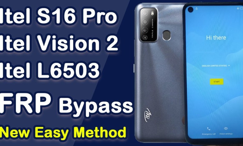 Itel S16 Pro FRP Bypass without PC | Itel Vision 2 FRP Itel S16 Pro FRP Bypass without PC | Itel Vision 2 FRP
