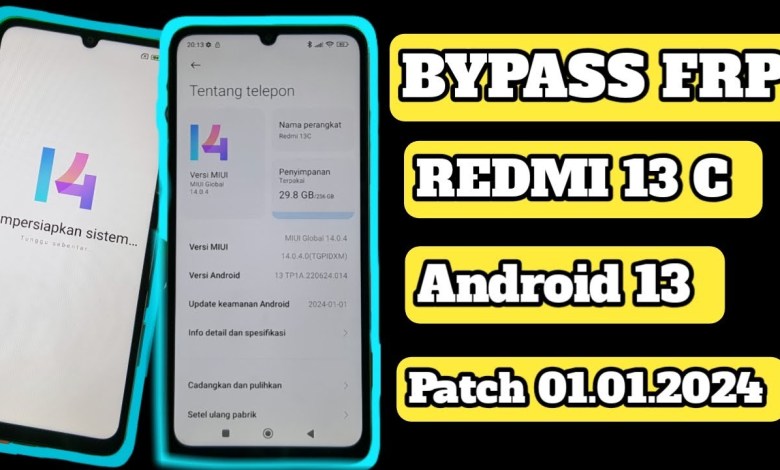 Bypass Frp Redmi 13 C Android 13 Patch 01 January 2024 Bypass Frp Redmi 13 C Android 13 Patch 01 January 2024