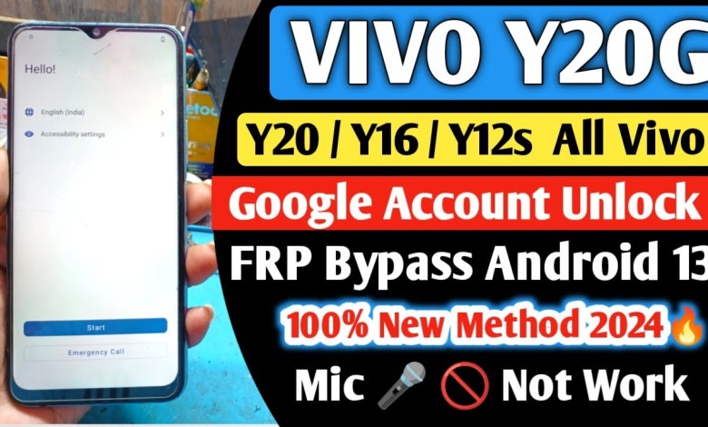 Vivo Y20 Frp Bypass Android 13 | Vivo Y20g Google Vivo Y20 Frp Bypass Android 13 | Vivo Y20g Google