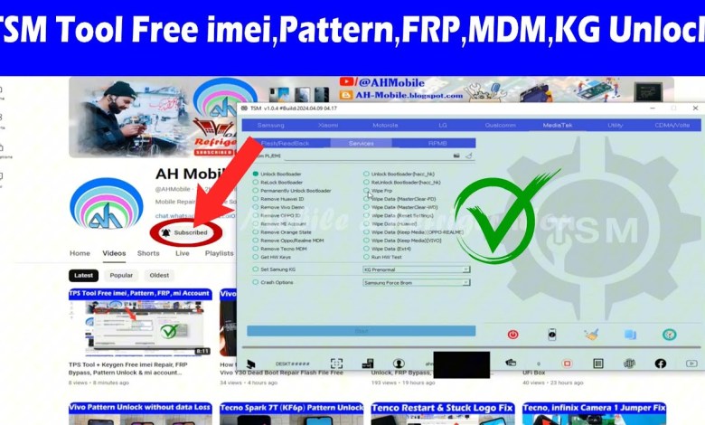 TSM Tool Free imei Repair, FRP Bypass, Pattern Unlock, TSM Tool Free imei Repair, FRP Bypass, Pattern Unlock,