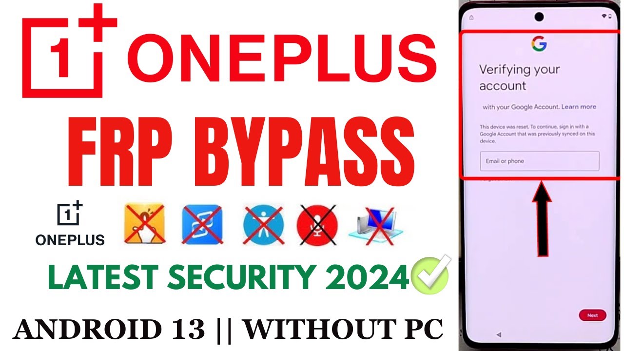 All OnePlus Android 13 FRP Bypass Without PC Latest All OnePlus Android 13 FRP Bypass Without PC Latest