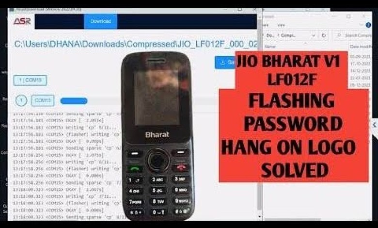 Jio Bharat (LF012F) Fix All Problems Flash With ASR Jio Bharat (LF012F) Fix All Problems Flash With ASR