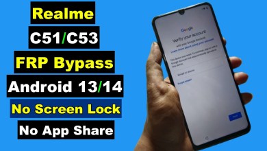 Realme C51/C53 RMX3830/RMX3760 FRP Bypass Android 13/14 Realme C51/C53 RMX3830/RMX3760 FRP Bypass Android 13/14