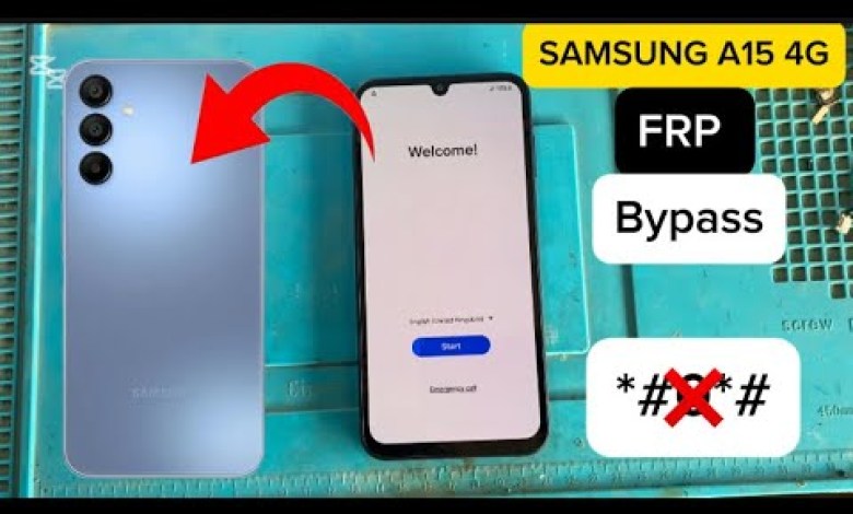 Unlock Samsung A15 4G FRP without Using a Computer Unlock Samsung A15 4G FRP without Using a Computer