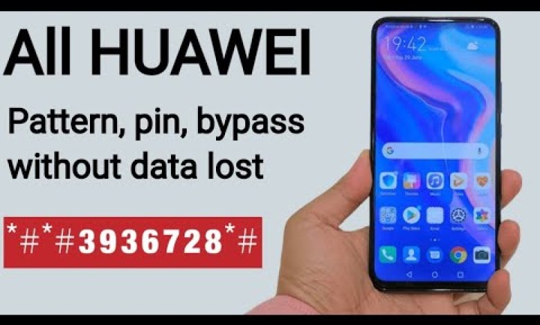 All Huawei Pattern,Pin bypass without Data lost 2024 All Huawei Pattern,Pin bypass without Data lost 2024