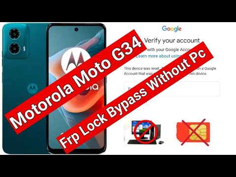 Discover how to bypass FRP on Motorola Moto G34 XT2363 and remove Google Account Discover how to bypass FRP on Motorola Moto G34 XT2363 and remove Google Account