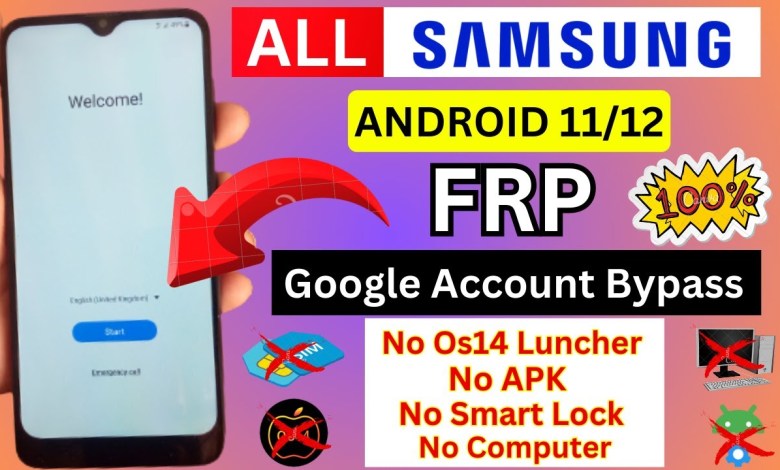 All Samsung Android 11/12 Frp Bypass | No OS14 All Samsung Android 11/12 Frp Bypass | No OS14