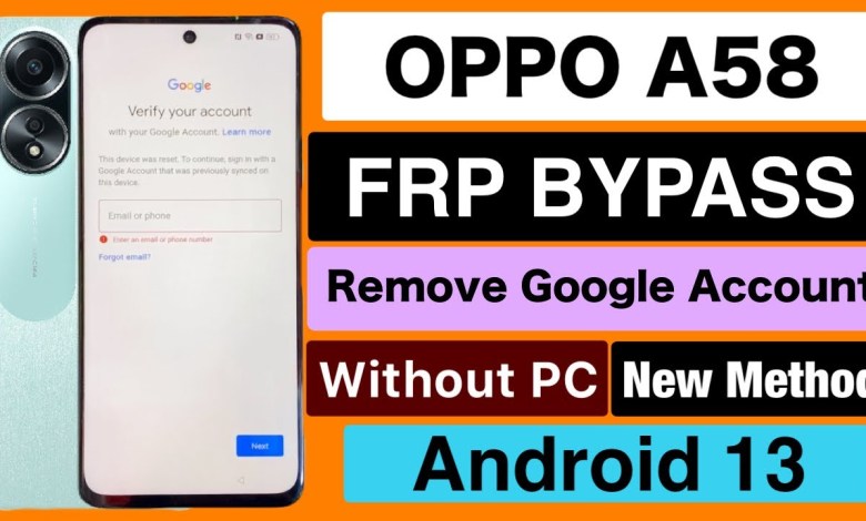 OPPO A58 (CPH2577) Frp Bypass Without Pc Android 13 | OPPO A58 (CPH2577) Frp Bypass Without Pc Android 13 |