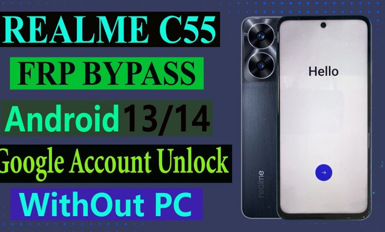 Realme C55 (RMX-3710) Frp Bypass Android 13/14 Without Realme C55 (RMX-3710) Frp Bypass Android 13/14 Without