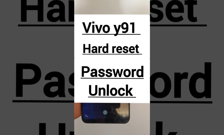 Vivo y91 hard reset and password unlock #shorts Vivo y91 hard reset and password unlock #shorts