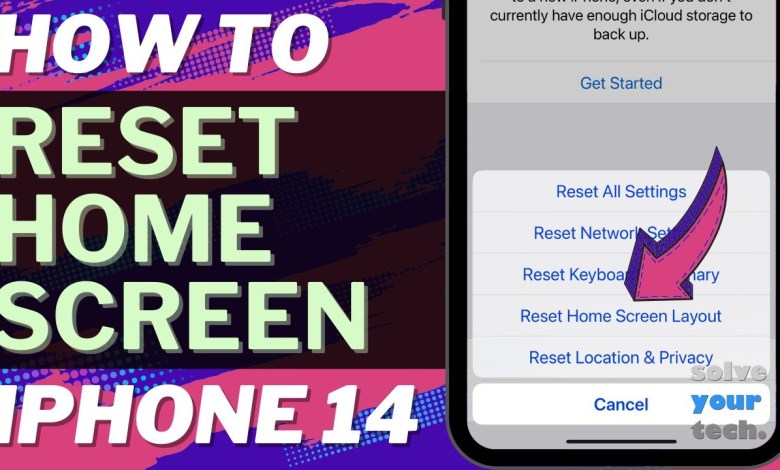 How to Reset Home Screen on iPhone 14 How to Reset Home Screen on iPhone 14