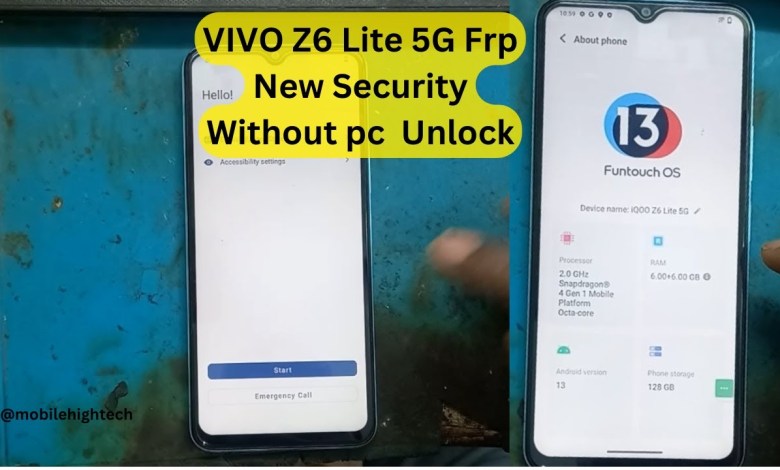 iQOO Z6 Lite 5G FRP BYPASS Without pc | Vivo IQOO Z6 iQOO Z6 Lite 5G FRP BYPASS Without pc | Vivo IQOO Z6