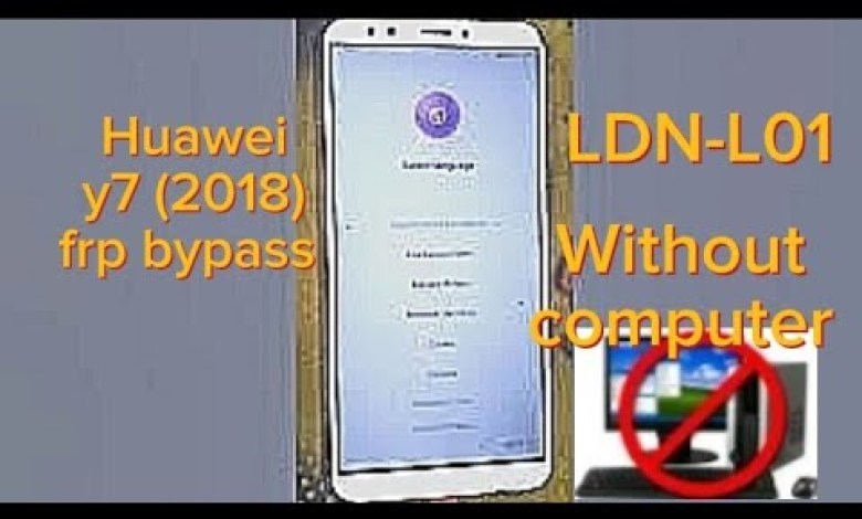 Huawei y7 (2018)frp bypass Huawei y7 (2018)frp bypass
