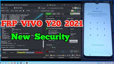 Remove FRP Vivo Y20 2021 V2043 New Security By Hydra Remove FRP Vivo Y20 2021 V2043 New Security By Hydra