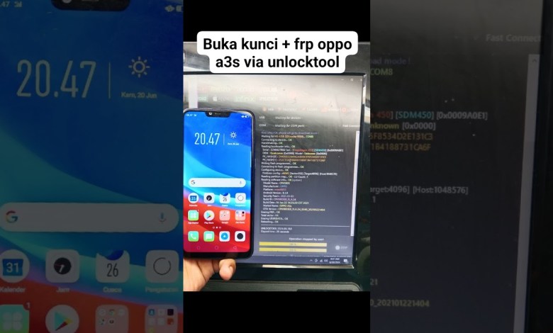 buka kunci + frp oppo a3s via unlocktool buka kunci + frp oppo a3s via unlocktool
