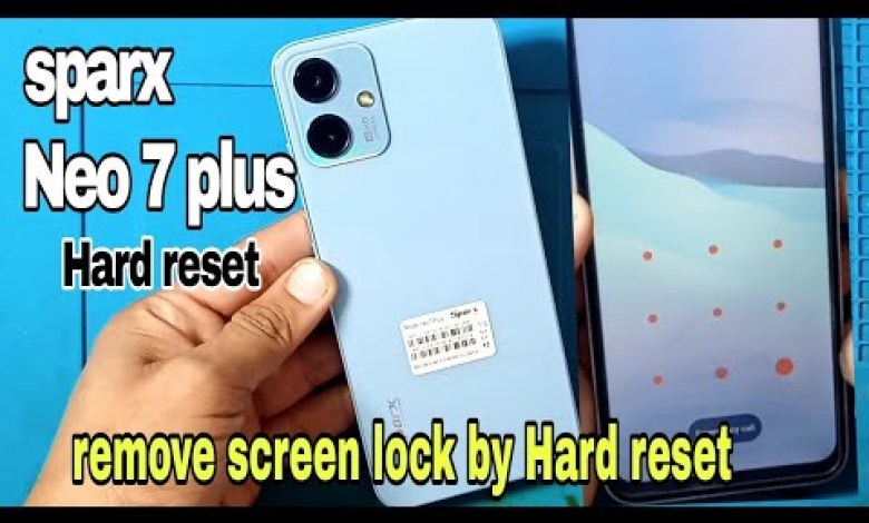 Sparx neo 7 plus hard reset// remove pin,pattern, Sparx neo 7 plus hard reset// remove pin,pattern,