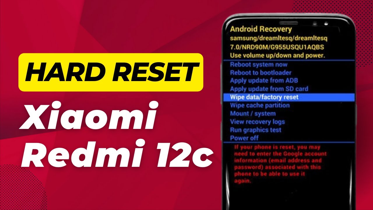 Xiaomi Redmi 12c Hard Reset Pattern Unlock (Quick & Xiaomi Redmi 12c Hard Reset Pattern Unlock (Quick &