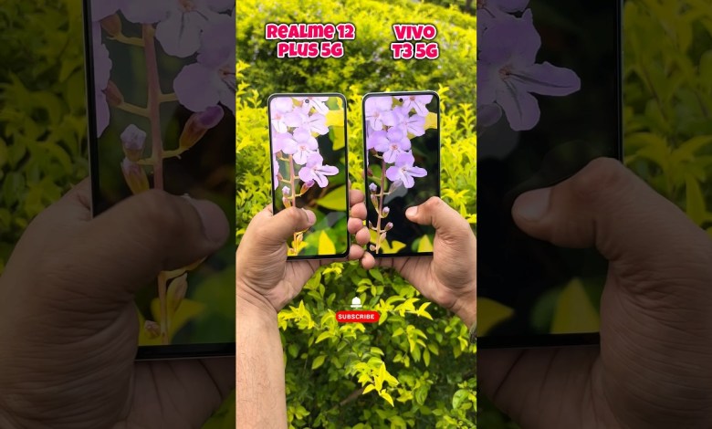 Realme 12 Plus 5g vs Vivo T3 5g Camera Test #realme Realme 12 Plus 5g vs Vivo T3 5g Camera Test #realme