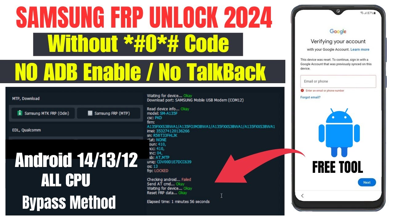 Curious About the Latest Samsung FRP Bypass Android 13/14 Update for 2024? Check Out ONE! Curious About the Latest Samsung FRP Bypass Android 13/14 Update for 2024? Check Out ONE!
