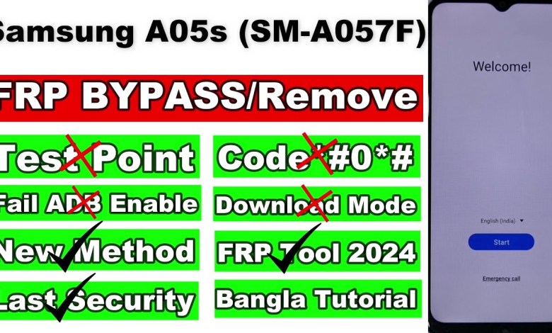 Samsung A05s FRP Unlock/Google Account Lock Remove Samsung A05s FRP Unlock/Google Account Lock Remove