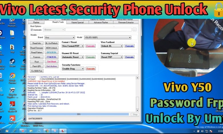 Unlock the latest security features on Vivo Y50 with Umt! Unlock the latest security features on Vivo Y50 with Umt!