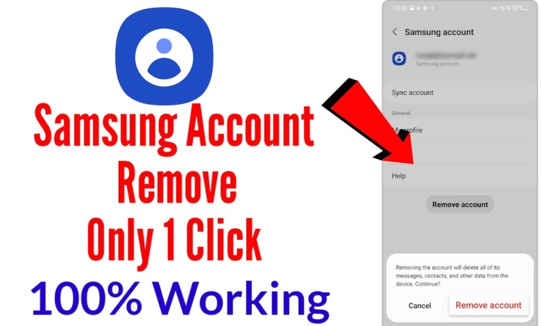 how to remove samsung account without password how to remove samsung account without password