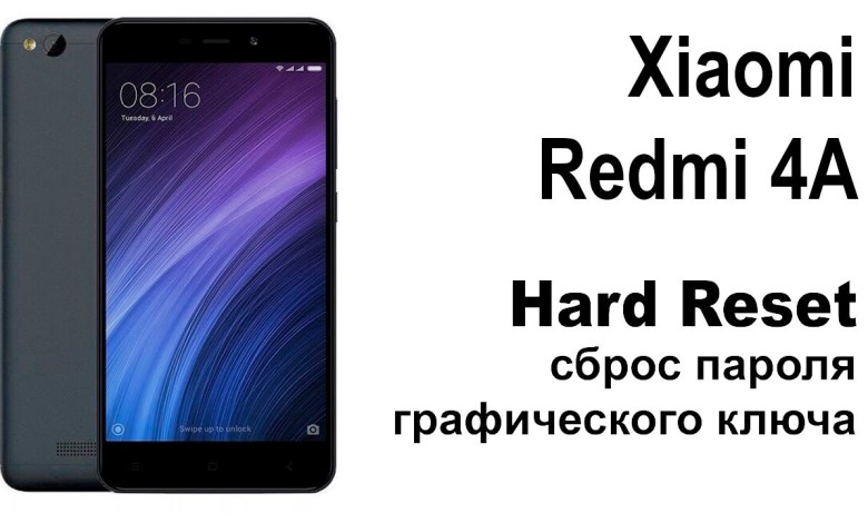 Xiaomi Redmi 4A. Reset pattern or password. Xiaomi Redmi 4A. Reset pattern or password.