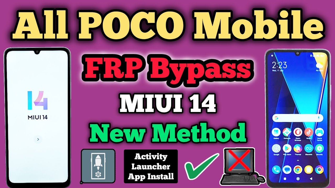 All Poco Mobile || FRP Bypass || MIUI 14 || New Method All Poco Mobile || FRP Bypass || MIUI 14 || New Method