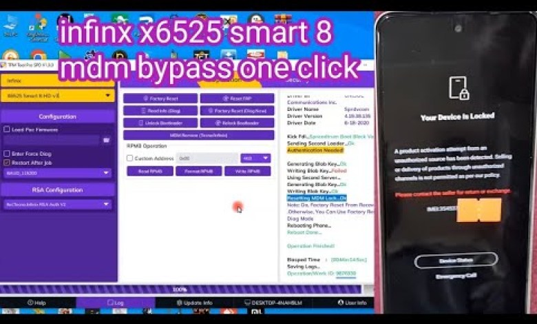 infinx x6525 smart 8 mdm bypass one click infinx x6525 smart 8 mdm bypass one click