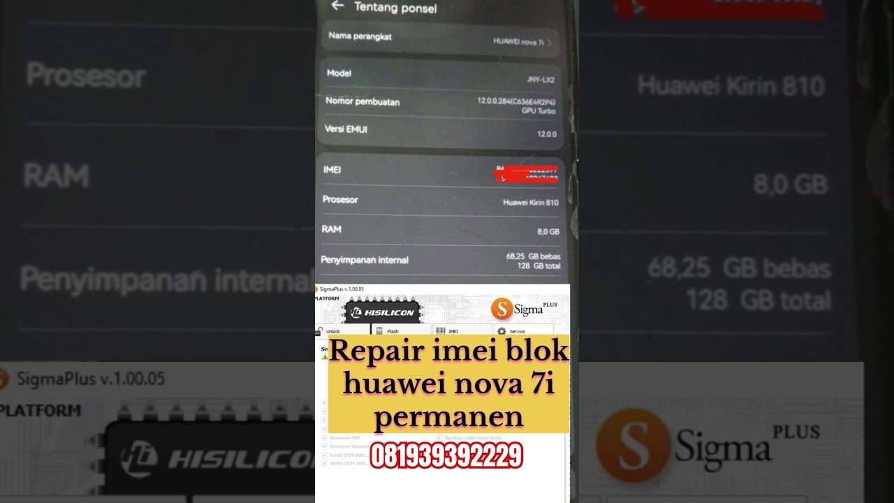 repair imei huawei nova 7i#imeiblocked #huawei repair imei huawei nova 7i#imeiblocked #huawei