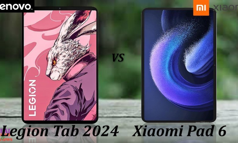 Lenovo Legion Tab 2024 vs Xiaomi Pad 6 Lenovo Legion Tab 2024 vs Xiaomi Pad 6