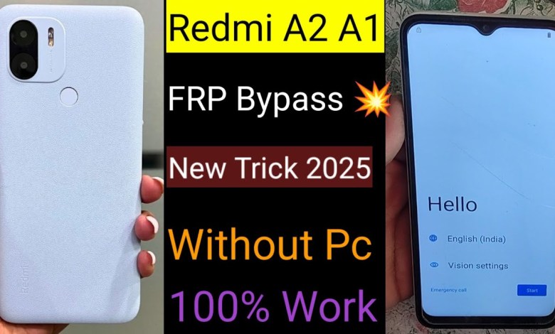 Uncover the New Trick for Redmi A2 A1 FRP Bypass on Android 13 Uncover the New Trick for Redmi A2 A1 FRP Bypass on Android 13