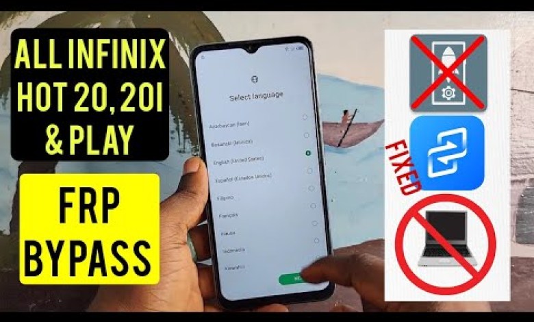 Infinix Hot 20, 20i, 20 Play (X6825,X665C) Frp Infinix Hot 20, 20i, 20 Play (X6825,X665C) Frp