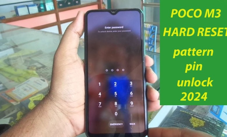 poco M3 hard reset pattern unlock pin remove solution poco M3 hard reset pattern unlock pin remove solution
