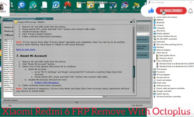Xiaomi Redmi 6 FRP Remove With Octoplus Xiaomi Redmi 6 FRP Remove With Octoplus