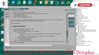 Xiaomi Redmi 6 FRP Remove With Octoplus Xiaomi Redmi 6 FRP Remove With Octoplus