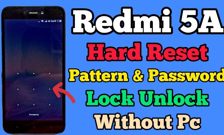 Redmi 5A Hard Reset || Pattern Unlock || Password Lock Redmi 5A Hard Reset || Pattern Unlock || Password Lock