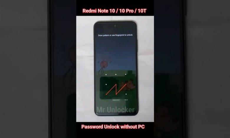 Redmi Note 10 / Note 10 Pro / Note 10T Password Unlock Redmi Note 10 / Note 10 Pro / Note 10T Password Unlock