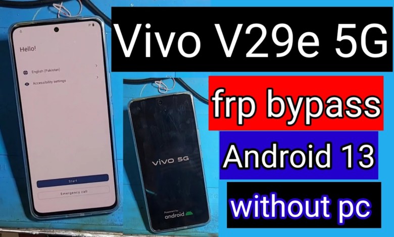 Vivo V29e 5G frp bypass android 13 without pc | vivo Vivo V29e 5G frp bypass android 13 without pc | vivo