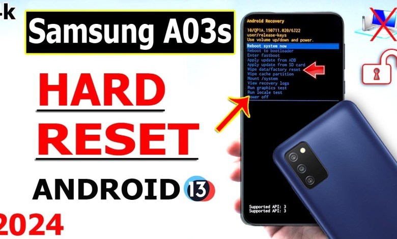 Samsung A03s Hard Reset Not Working 2024 || How to Samsung A03s Hard Reset Not Working 2024 || How to