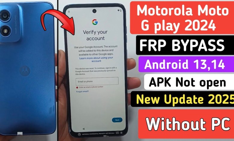 Uncover the Mystery: How to Bypass FRP on Moto G Play 2024 Running Android 13/14 || Unlocking Motorola G Uncover the Mystery: How to Bypass FRP on Moto G Play 2024 Running Android 13/14 || Unlocking Motorola G