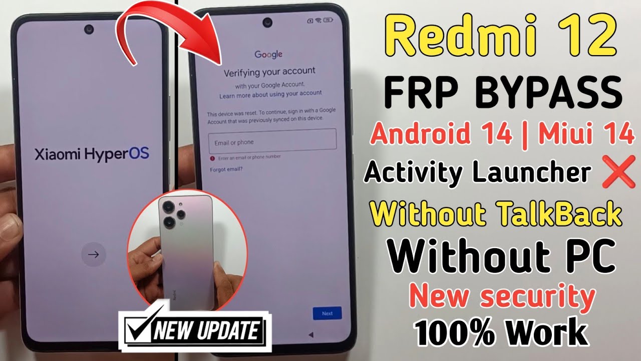 Xiaomi HyperOS Redmi 12 5g Frp Bypass 2024 Android 14 | Xiaomi HyperOS Redmi 12 5g Frp Bypass 2024 Android 14 |