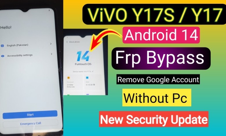 Vivo Y17S Android 14 FRP Bypass without PC | Remove Vivo Y17S Android 14 FRP Bypass without PC | Remove