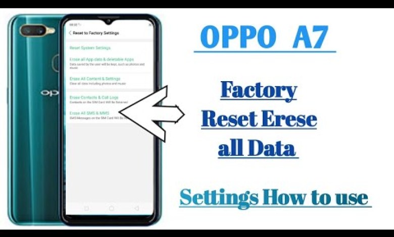 OPPO A7 Factory reset Erese all Data settings. || how OPPO A7 Factory reset Erese all Data settings. || how
