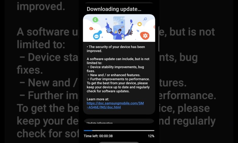 Samsung A54 5g October Security Patch Update Samsung A54 5g October Security Patch Update