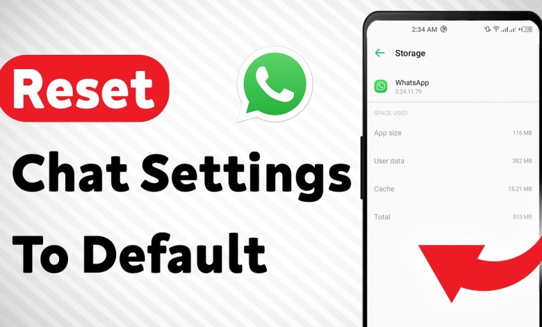 How To Reset Chat Settings To Default in WhatsApp How To Reset Chat Settings To Default in WhatsApp
